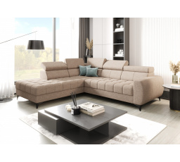 NAROŻNIK ROZKŁADANY PORTO 225X255 CM - lewa , Wybierz własny kolor - Galeria tkanin poniżej