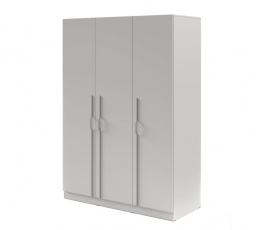 BRAGA 2 szekrény szürke, fém fogantyúkkal és fiókokkal