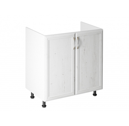 Sycylia D80Z alsó konyhaszekrény, fehér