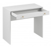 REL B1 íróasztal, Fehér/Arany