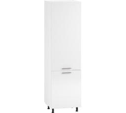 Konyhaszekrény VENTO DU-60/214, Fehér/Fényes Fehér