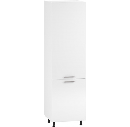 Konyhaszekrény VENTO DU-60/214, Fehér/Fényes Fehér