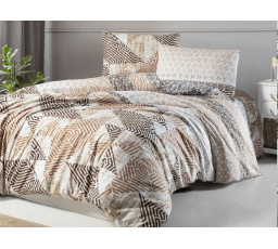 Povlečení krep 140x200, 70x90cm Espera natur hotelový uzávěr