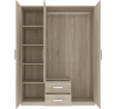 TAMINA 3D2S ruhásszekrény, Sonoma Tölgy