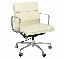 Irodai szék CH2171T fehér bőr króm