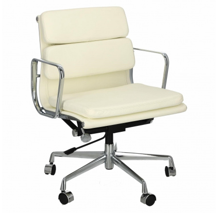 Irodai szék CH2171T fehér bőr króm