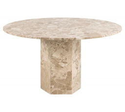 Naxos asztal 100 cm márvány barna