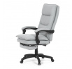 Kancelářské křeslo, synchronní mechanismus, stříbrná látka, KA-Y350 SIL