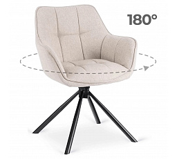 Krzesło Obrotowe PEONY 2 Beżowe