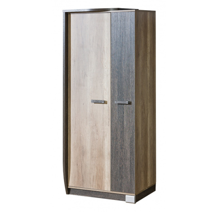 ROMERO R1 ruhásszekrény - Bal, canyon tölgy/Arusha