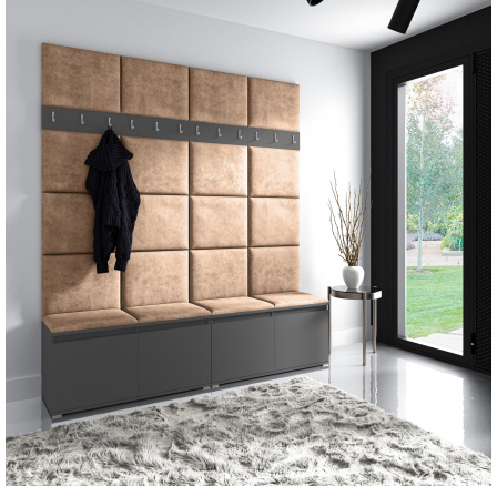 EMI 4 előszobafal, Trinity 04/Grafit