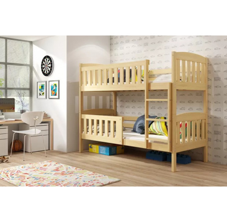 KUBUŚ PIĘTROWE RAMA SOSNA BEZ SZUFLADY BEZ MATERACY 90 X 200 KPL