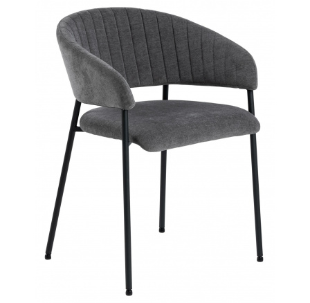 Ann szék szürke/fekete