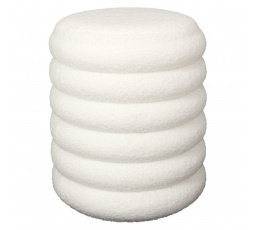 Fehér Freya puff tároló funkcióval