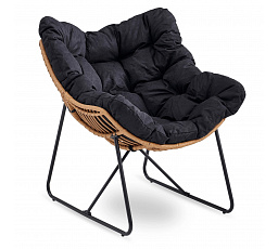 Fotel Wypoczynkowy FIN Czarny