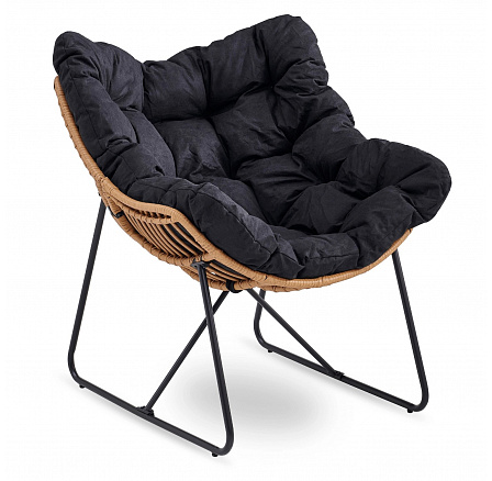 Fotel Wypoczynkowy FIN Czarny