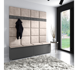 EMI 4 előszobafal, Trinity 02/Grafit