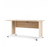 Psací stůl OFFICE 80400/71, Dub sonoma/Bílá