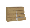 Komoda MALVÍNA M8 120, Dub artisan