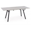 Étkezőasztal BALROG 2, világosszürke/fekete