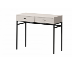 LORINI TOALETKA 100 2SZ - cashmere / T-bar czarny / stelaż czarny