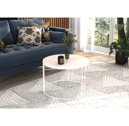 NOEL Dohányzóasztal Fehér+Fehér