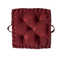 Vastag steppelt bordó párna