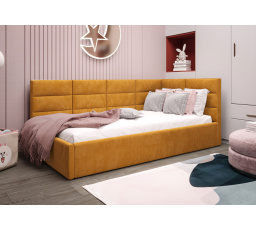 ŁÓŻKO ZAZU - Odcienie żółtego- T48 , Strona prawa