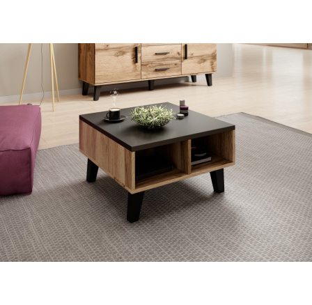 LOTTA 60 konferencia asztal, wotan tölgy/fekete