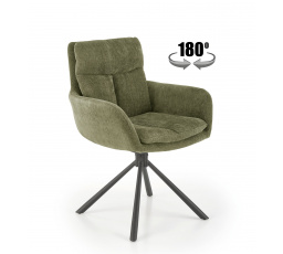 Forgó étkezőszék K495, Olíva/Fekete