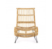 MELODY fotel wypoczynkowy, rattan naturalny