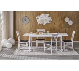 NELSON étkezőasztal, fehér