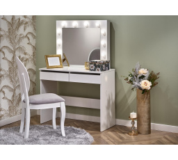 HOLLYWOOD fehér fésülködőasztal