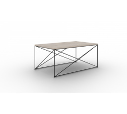 Dante fehér+Sonoma dohányzóasztal