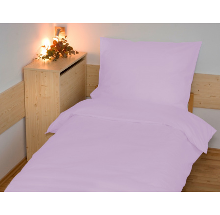 Povlečení francouzské bavlna UNI 220x200,70x90 světle fialové