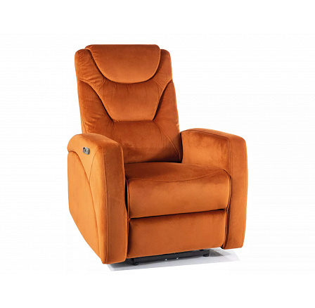 Állítható KRONOS VELVET fotel, Fahéj Bluvel 4215 Állítható KRONOS VELVET fotel, Fahéj Bluvel 4215
