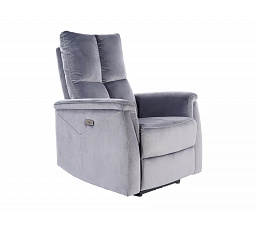 Állítható NEPTUN VELVET fotel, szürke Bluvel 14