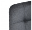 Barová židle, šedá, látka,AUB-X7015 GREY2