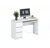 Íróasztal CINO, Fehér