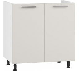 VENTO DK-80/82 alsó konyhaszekrény, kasmír/fehér