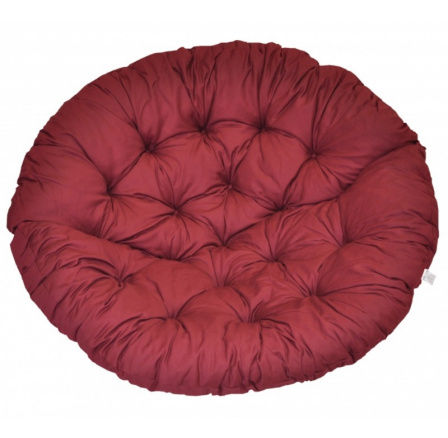 Polstr na křeslo papasan 110 cm vínový kepr 