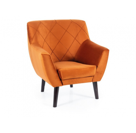 FOTEL KIER 1 VELVET CYNAMON BLUVEL 4215 / WENGE FOTEL KIER 1 VELVET CYNAMON BLUVEL 4215 / WENGE