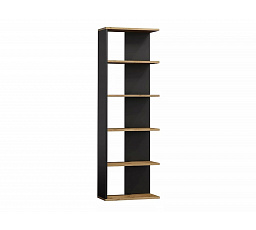 CORNER polc, wotan tölgy/fekete