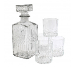 Verre whisky készlet karafával és 4 pohárral