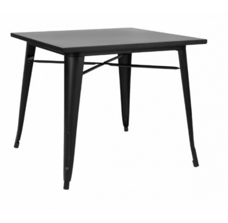 Paris asztal 80x80 cm fekete