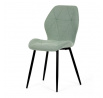 Jídelní židle, zelená, látka, CT-285 GRN2