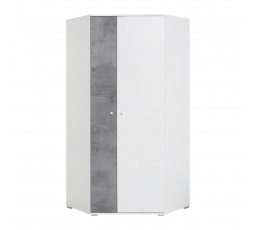 SIGMA szekrény - SI2, Fehér Lux + Beton