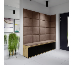 EMI 3 előszobafal, Trinity 07/Artisan+fekete