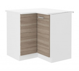 Kuchyňská skříňka Dalton 89x89 1F-ZB bílá/dub sonoma truffle