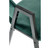 Étkezőszék K473, zöld bársony